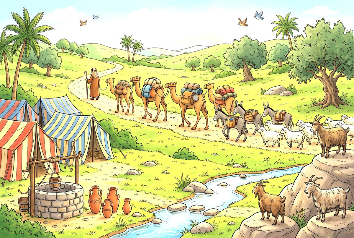 Parshas Lech Lecha / Parashat Lech Lecha: children’s picture from The Shabbos Minute