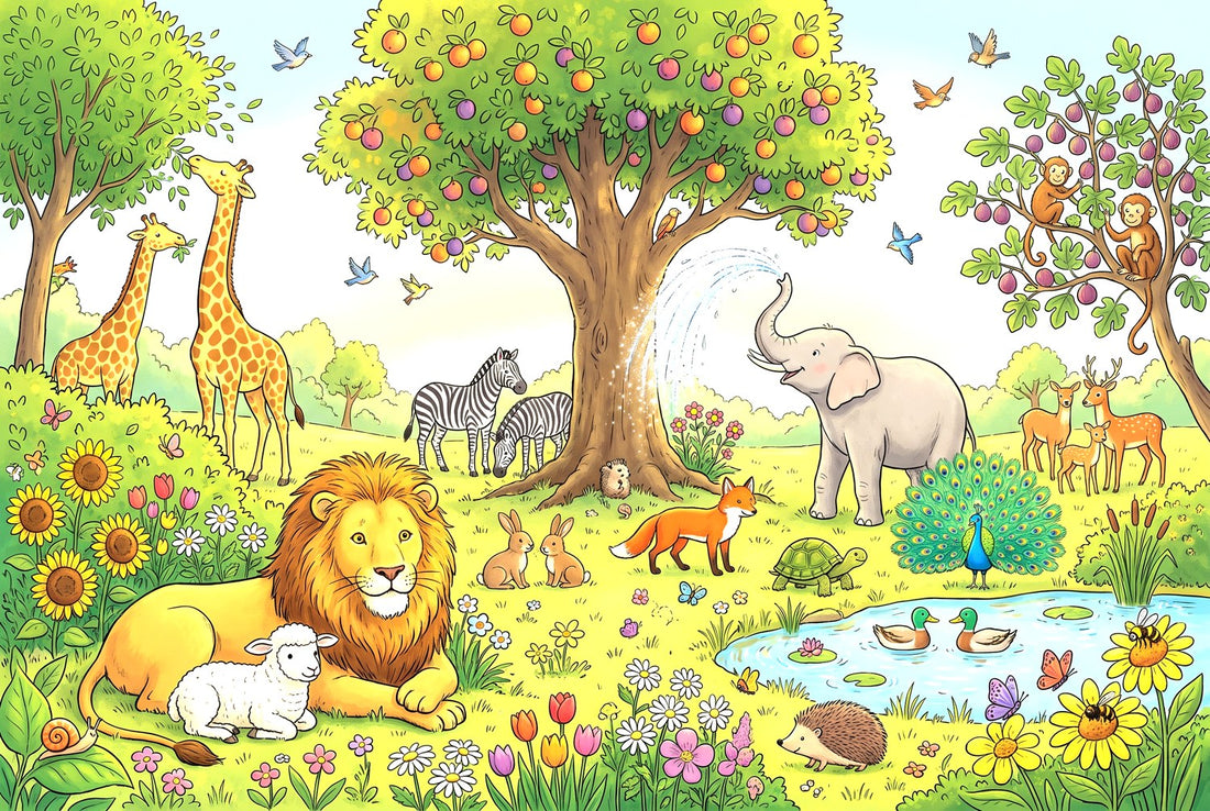 Parshas Bereishis / Parashat Bereshit: children’s picture from The Shabbos Minute